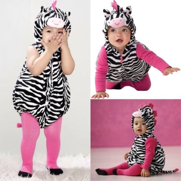 Carter's Infant Baby Sweet Little Zebra Halloween Costume - Picture 3 of 9